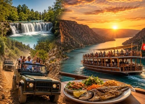 Sunset Safari Green Canyon z Side – Wodospad Manavgat, Rejs Statkiem i Kolacja