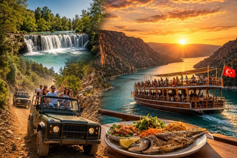 Sunset Safari Green Canyon z Side – Wodospad Manavgat, Rejs Statkiem i Kolacja