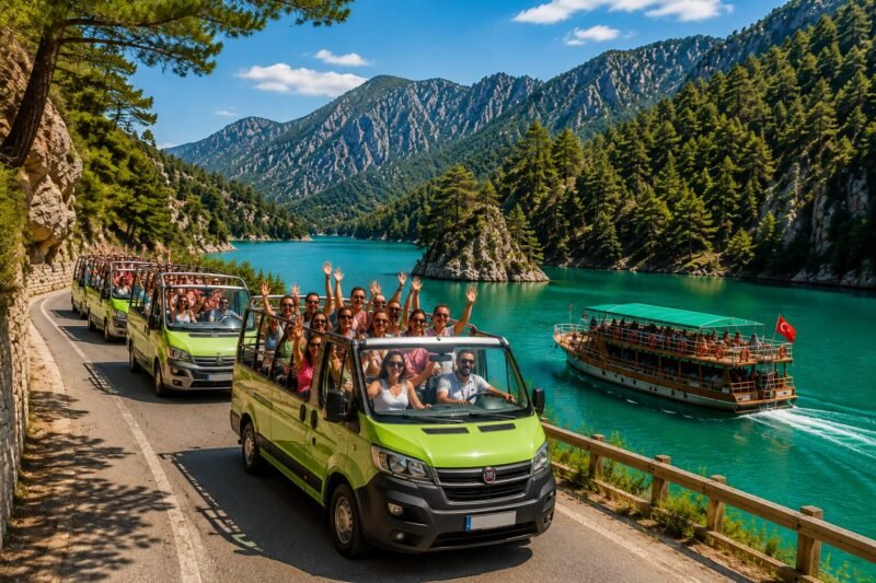 Alanya: Green Canyon Jeep Safari, rejs po Zielonym Jeziorze i lunch